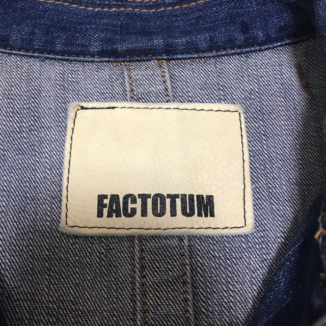 FACTOTUM(ファクトタム)のFACTOTUM ファクトタム デニム Gジャン メンズのジャケット/アウター(Gジャン/デニムジャケット)の商品写真