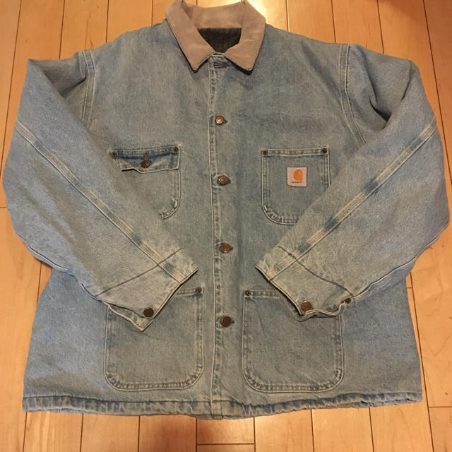 carhartt(カーハート)の送料無料 carhartt denim jacket メンズのジャケット/アウター(カバーオール)の商品写真