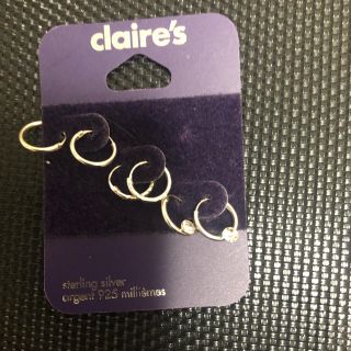 クレアーズ(claire's)の新品 claire's 3種類ループピアス(ピアス)