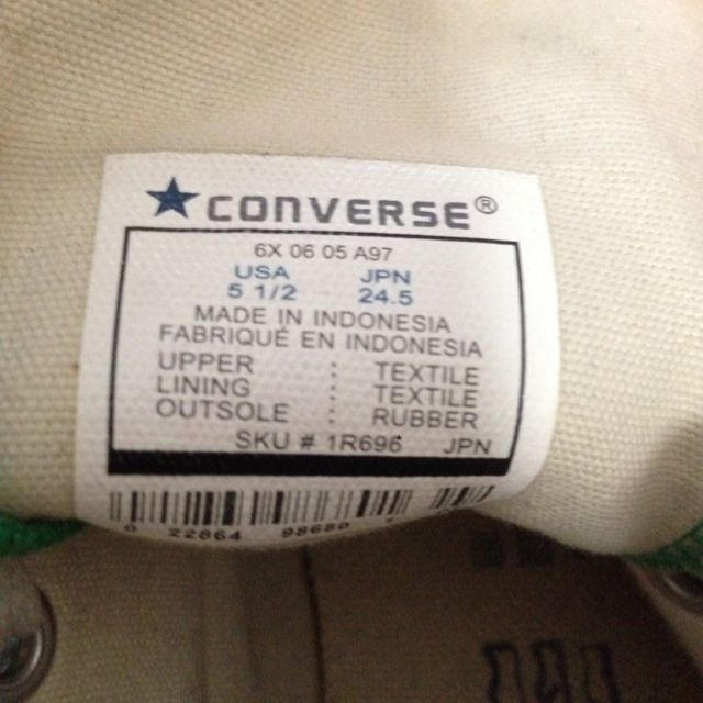 CONVERSE(コンバース)のCONVERSE グリーン  レディースの靴/シューズ(スニーカー)の商品写真