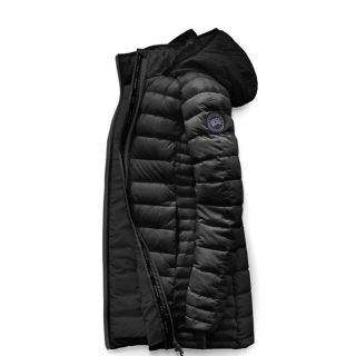 カナダグース(CANADA GOOSE)のカナダグース フーデットコート黒(ダウンコート)