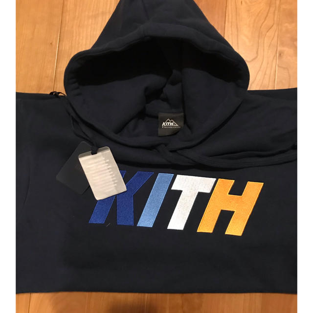 KITH ネイビーパーカー