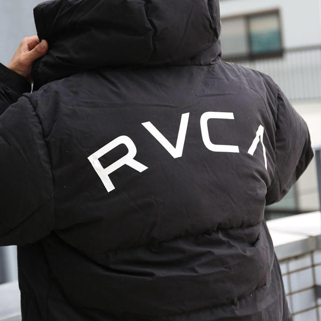 新品未使用!)RVCAダウンジャケット(BLACK) size M ラスト一個