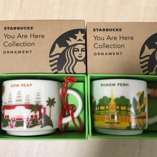 スターバックスコーヒー(Starbucks Coffee)のカンボジア スタバ マグカップ セット(マグカップ)