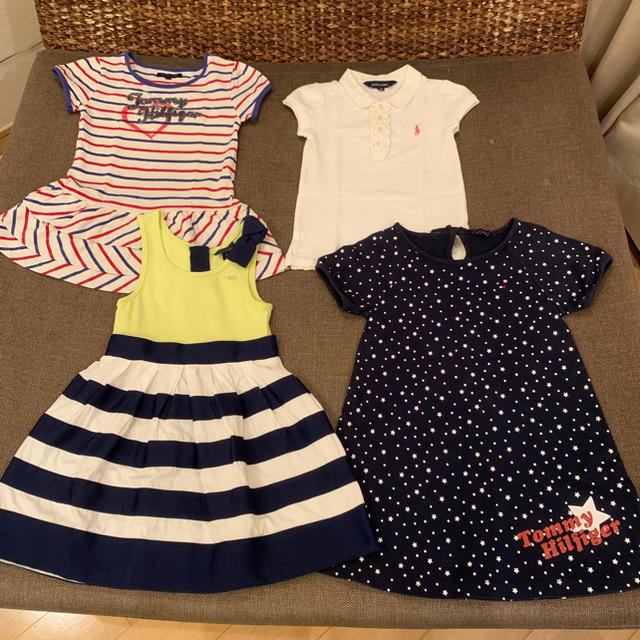 Ralph Lauren(ラルフローレン)のトミーヒルフィガー ラルフローレン 4点セット 4歳 5歳 キッズ/ベビー/マタニティのキッズ服女の子用(90cm~)(ワンピース)の商品写真