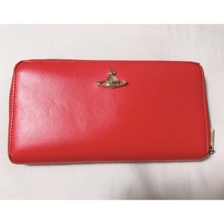 ヴィヴィアンウエストウッド(Vivienne Westwood)の【値下】【正規品】Vivienne Westwood 赤 長財布 レッド(財布)