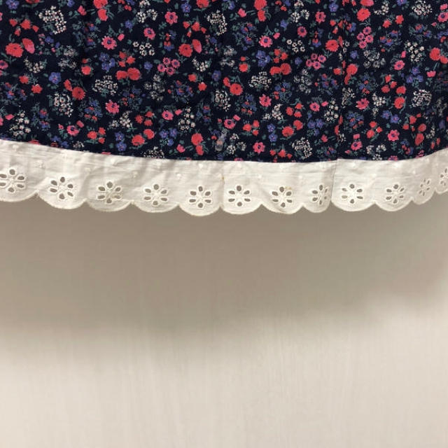 flower(フラワー)の古着 花柄ロングスカート レディースのスカート(ロングスカート)の商品写真