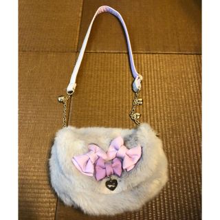 ミキハウス(mikihouse)のお値下げ‼︎未使用♡ミキハウス♡ファーバッグ(ポシェット)