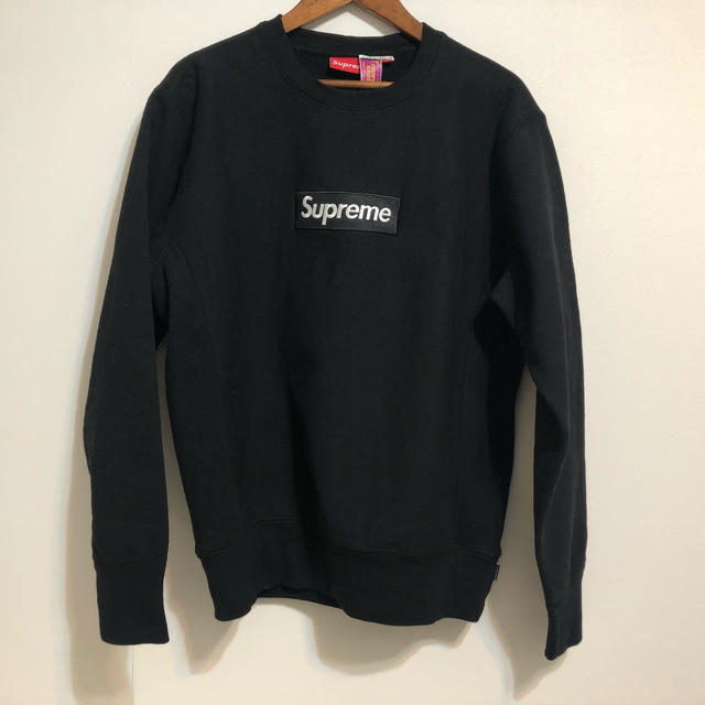 送料無料 Supreme - 店頭購入品 Sweatshirt Crewneck Logo Box