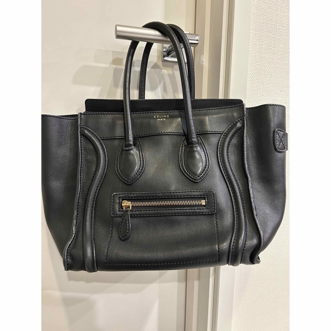 celine(セリーヌ)のセリーヌ ラゲージ ミニ ブラック レディースのバッグ(ハンドバッグ)の商品写真