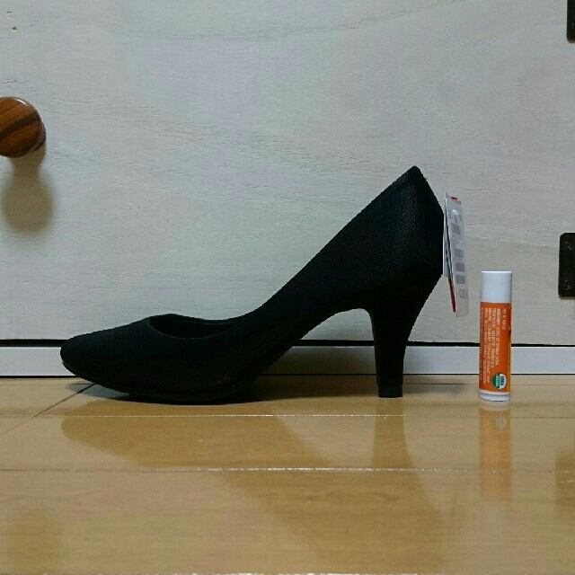 Marie Claire(マリクレール)の黒パンプス レディースの靴/シューズ(ハイヒール/パンプス)の商品写真