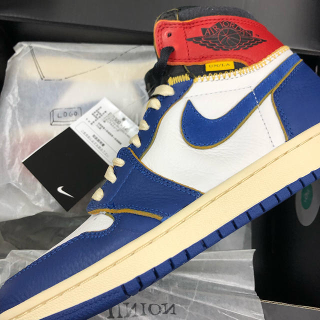 24.5cm AIR JORDAN1 RETRO HI NRG / UNION靴/シューズ