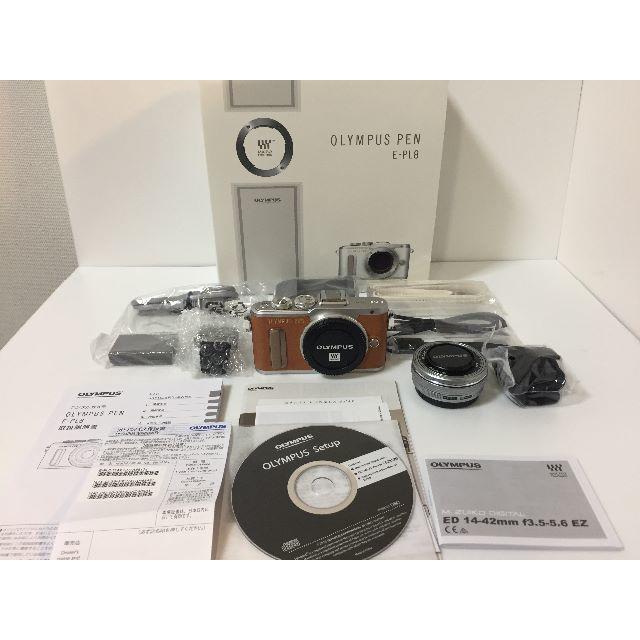 新品 OLYMPUS PEN E-PL8 ブラウン14-42mmレンズキット 新品 OLYMPUS PEN E-PL8 ブラウン14-42mmレンズキット