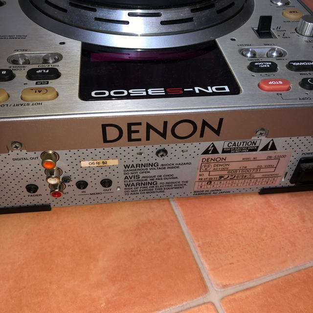 DN_S3500 DENON cdj値下げ中 楽器のDJ機器(CDJ)の商品写真