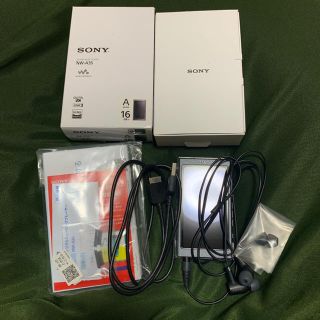 ウォークマン(WALKMAN)のSONY walkman NW-A35 16GB ブラック(ポータブルプレーヤー)