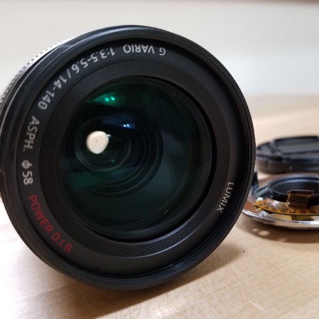 Panasonic(パナソニック)のLUMIX G VARIO 14-140mm/F3.5-5.6 ジャンク品 スマホ/家電/カメラのカメラ(レンズ(ズーム))の商品写真