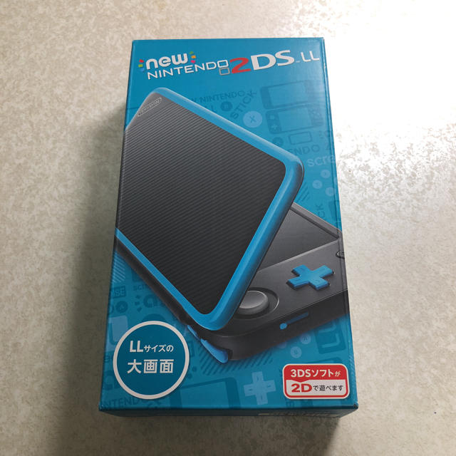 携帯用ゲーム機本体新品 ニンテンドー New2DSLL 本体 ブラック ターコイズ