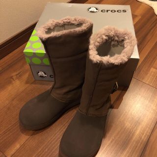 クロックス(crocs)のcrocs ムートンブーツ(ブーツ)