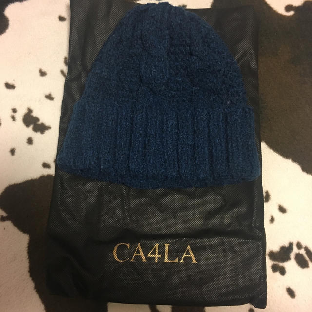 CA4LA - CA4LA ネイビー ニット帽の通販 by pl ｜カシラならラクマ