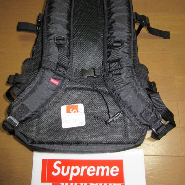 美品 18AW Supreme Backpack 黒 18FW 半タグ