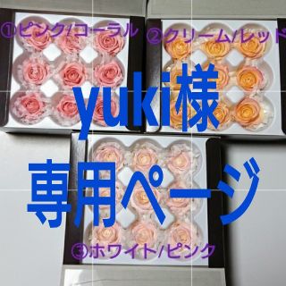 yuki様専用ページ(プリザーブドフラワー)