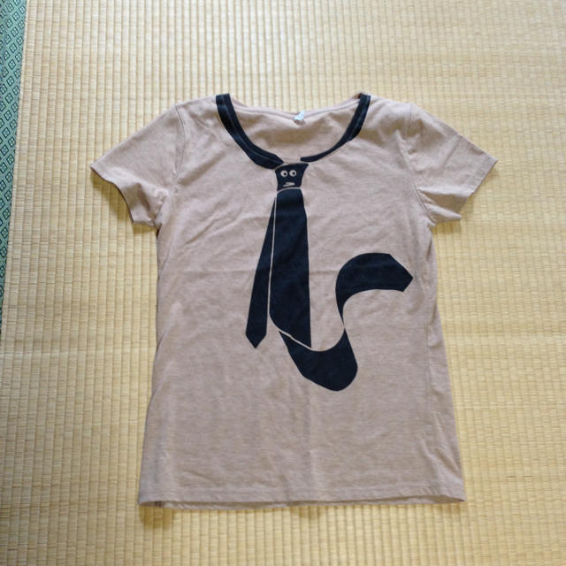 Design Tshirts Store graniph(グラニフ)のネクタイ柄Ｔシャツ レディースのトップス(Tシャツ(半袖/袖なし))の商品写真