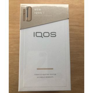 アイコス(IQOS)の人気 iQOS3  新品未開封 ゴールド(タバコグッズ)