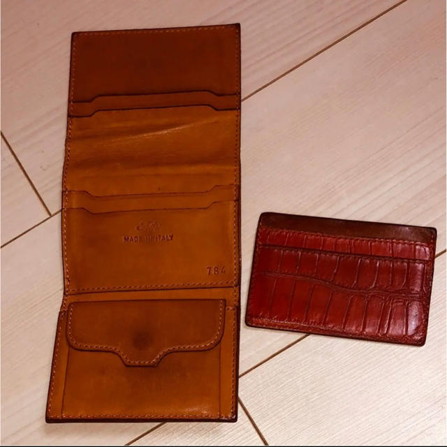 Felisi(フェリージ)のフェリージ 三つ折り財布とカードケースのセット販売 メンズのファッション小物(折り財布)の商品写真