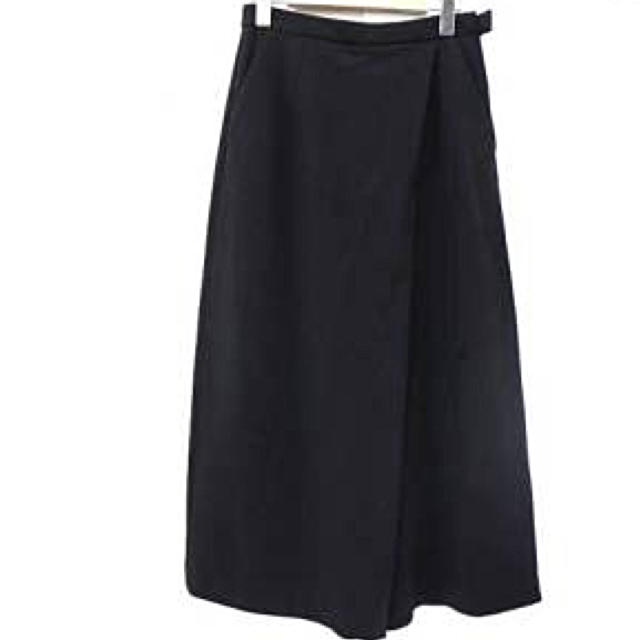 ENFOLD 黒ワイドパンツ キュロット スカート