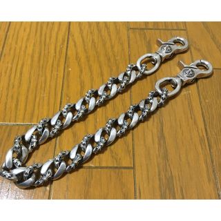 クロムハーツ(Chrome Hearts)のCHROME HEARTS クロムハーツ 2クリップファンシーウォレットチェーン(ウォレットチェーン)