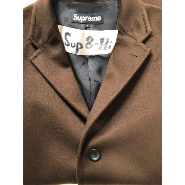 Supreme - Supreme Wool Overcoat Loro Piana Brown