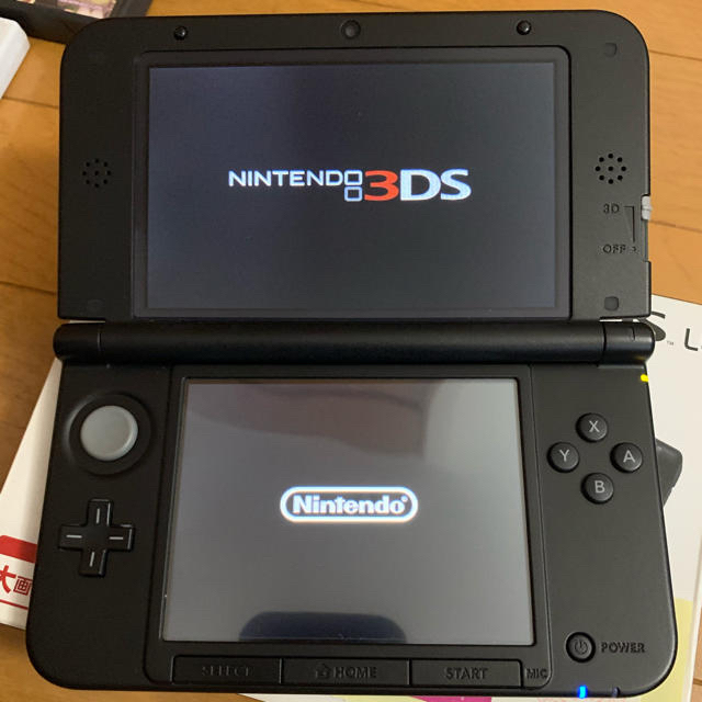 携帯用ゲーム機本体3DS LL 本体 ブラック かなり美品☆送料無料☆