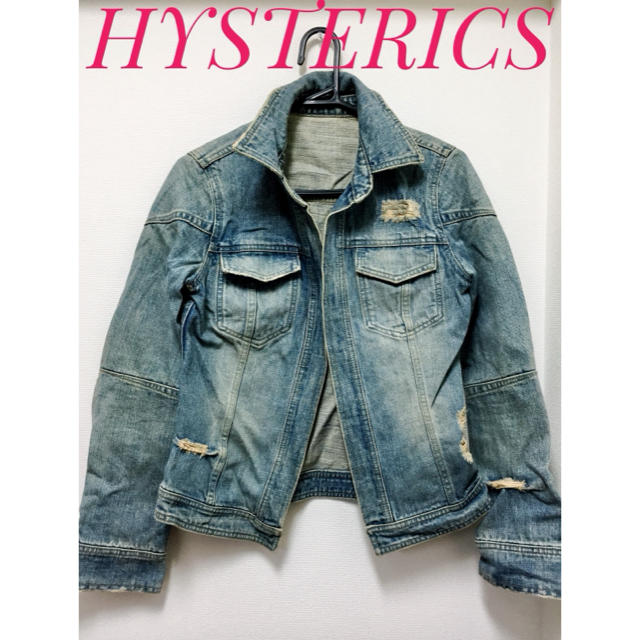 HYSTERIC GLAMOUR  ダメージ加工 デニムジャケット Gジャン