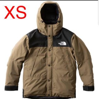 ザノースフェイス(THE NORTH FACE)の新品 ノースフェイス マウンテンダウンジャケット ビーチグリーン xs(ダウンジャケット)