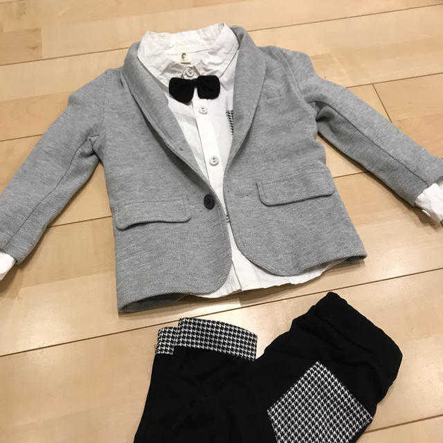 H&M(エイチアンドエム)の【H&M】95センチ、ジャケット、100センチ キッズ/ベビー/マタニティのキッズ服男の子用(90cm~)(ジャケット/上着)の商品写真