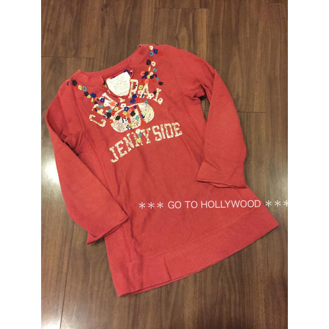 GO TO HOLLYWOOD(ゴートゥーハリウッド)のGO TO HOLLYWOOD 花刺繍 チュニックワンピース  130 FITH キッズ/ベビー/マタニティのキッズ服女の子用(90cm~)(ワンピース)の商品写真