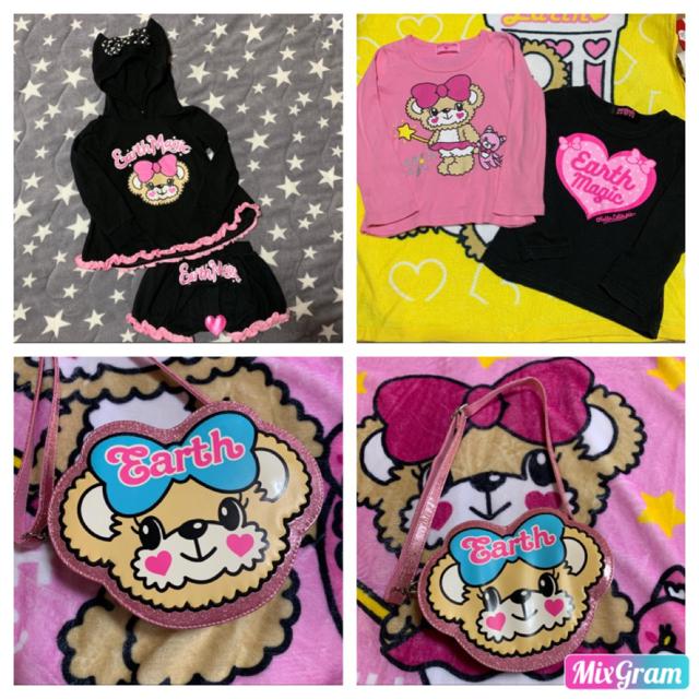 EARTHMAGIC(アースマジック)のみーちゃん様専用 キッズ/ベビー/マタニティのキッズ服女の子用(90cm~)(Tシャツ/カットソー)の商品写真