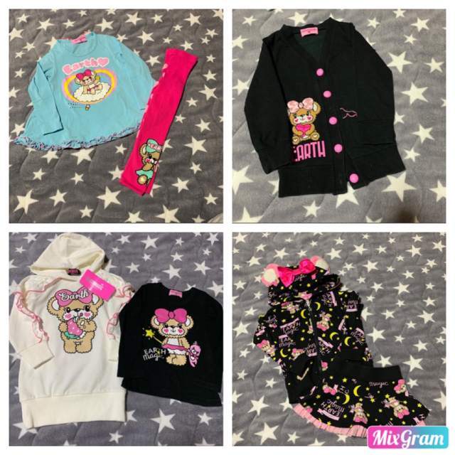 EARTHMAGIC(アースマジック)のみーちゃん様専用 キッズ/ベビー/マタニティのキッズ服女の子用(90cm~)(Tシャツ/カットソー)の商品写真