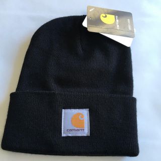 カーハート(carhartt)の送料無料!Carhartt カーハート ニットキャップ ブラック 新品【BK7】(ニット帽/ビーニー)