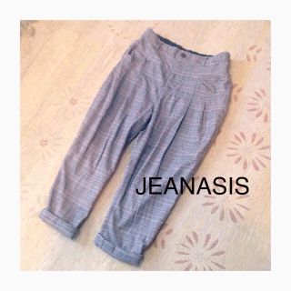 ジーナシス(JEANASIS)の【あっちー様専用】チェックサルエルパンツ(サルエルパンツ)