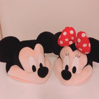 ディズニー(Disney)の🐭ミッキー＆ミニー🐭 ペアファンキャップ (帽子)