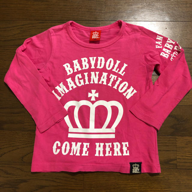 BABYDOLL(ベビードール)のbaby doll ロンT 100 キッズ/ベビー/マタニティのキッズ服女の子用(90cm~)(Tシャツ/カットソー)の商品写真