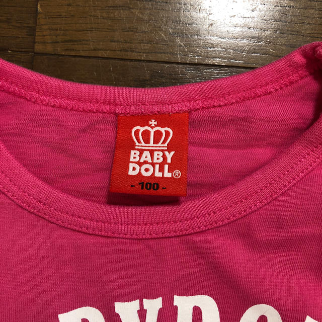 BABYDOLL(ベビードール)のbaby doll ロンT 100 キッズ/ベビー/マタニティのキッズ服女の子用(90cm~)(Tシャツ/カットソー)の商品写真