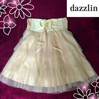 ダズリン(dazzlin)のdazzlin レースアップチュール♡(ミニスカート)