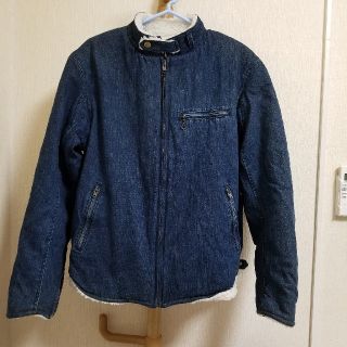 メンズビギ(MEN'S BIGI)のメンズビギ　デニムライダース　ボアジャンパー(ライダースジャケット)