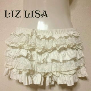 リズリサ(LIZ LISA)の♥リズリサ♥異素材mixフリルスカパン♥(キュロット)