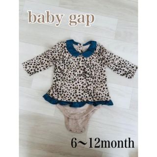 ベビーギャップ(babyGAP)のヒョウ柄ロンパース 70(ロンパース)