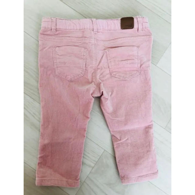 ZARA(ザラ)のピンクのコーデュロイパンツ ZARA キッズ/ベビー/マタニティのベビー服(~85cm)(パンツ)の商品写真