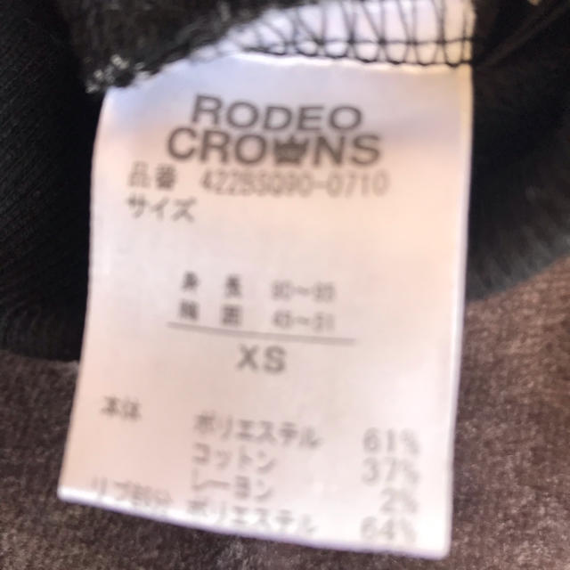 RODEO CROWNS(ロデオクラウンズ)のロデオクラウンズ キッズ  xs キッズ/ベビー/マタニティのキッズ服女の子用(90cm~)(Tシャツ/カットソー)の商品写真