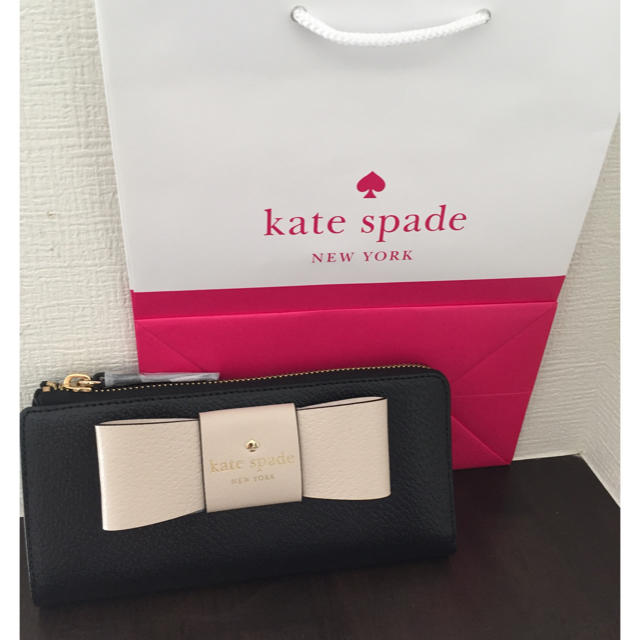 新品!SALE ケイトスペード リボン りぼん 長財布 レディース